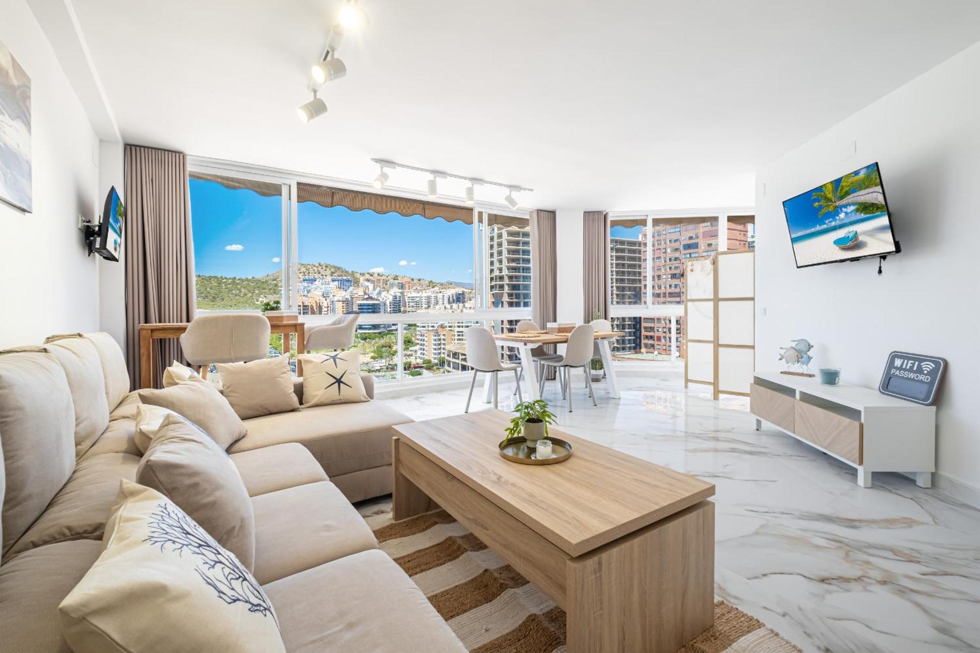 Atalaya Beach Apartments Sea View Finestrat Dış mekan fotoğraf